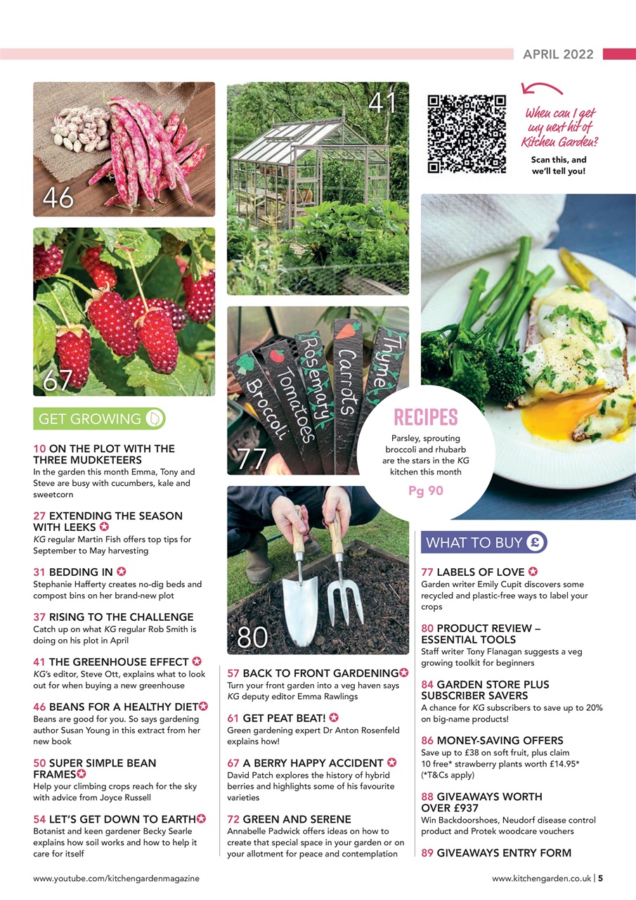 Kitchen Garden Magazine Preview Pages