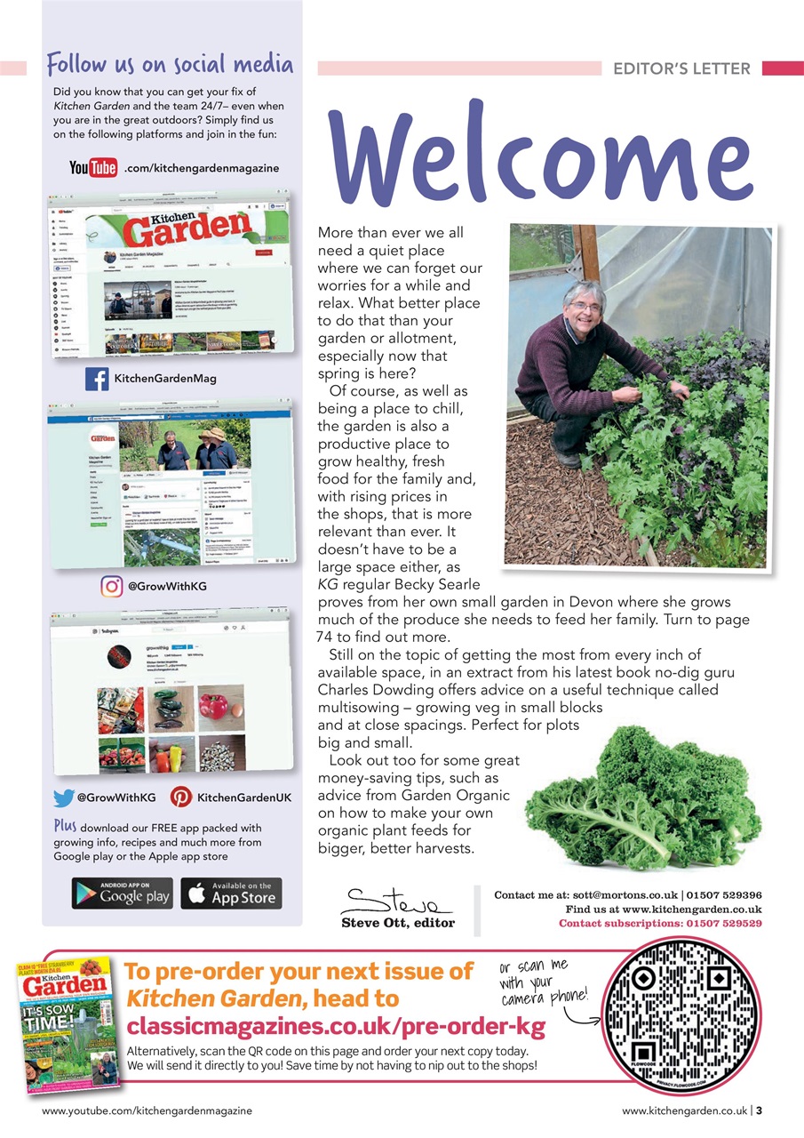 Kitchen Garden Magazine Preview Pages