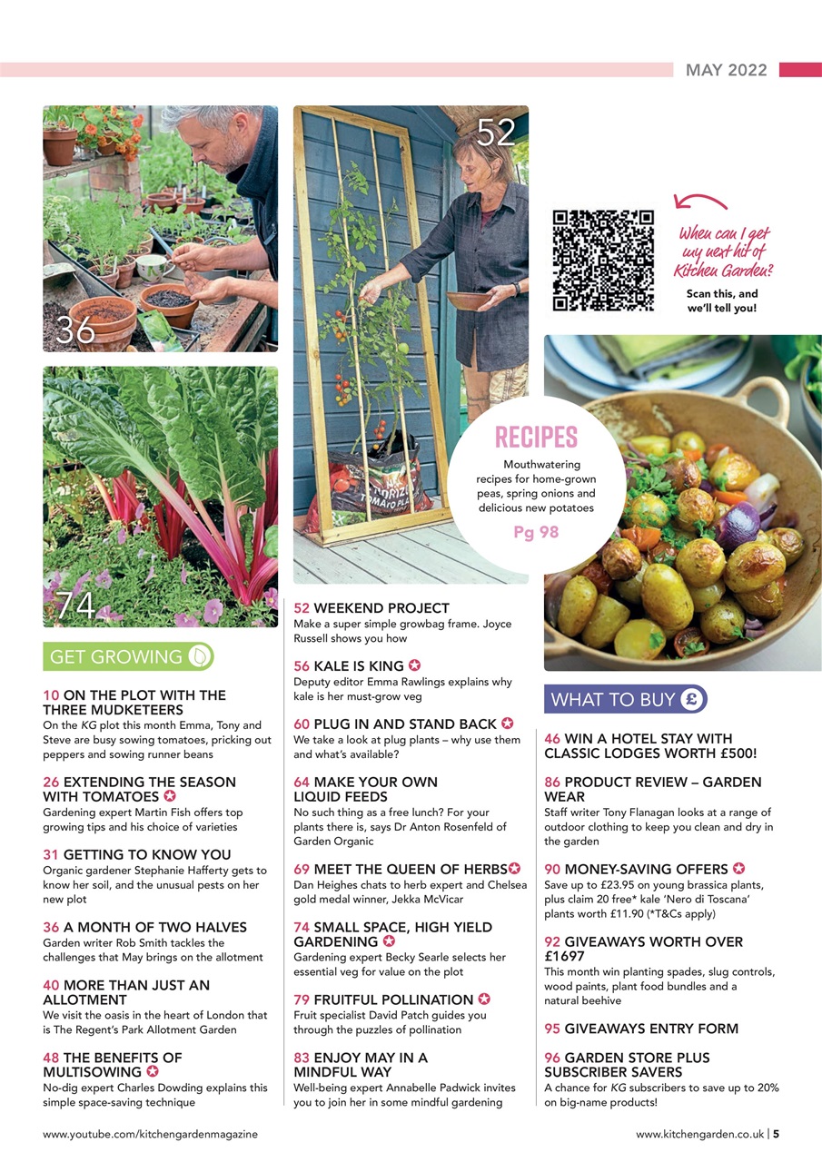 Kitchen Garden Magazine Preview Pages
