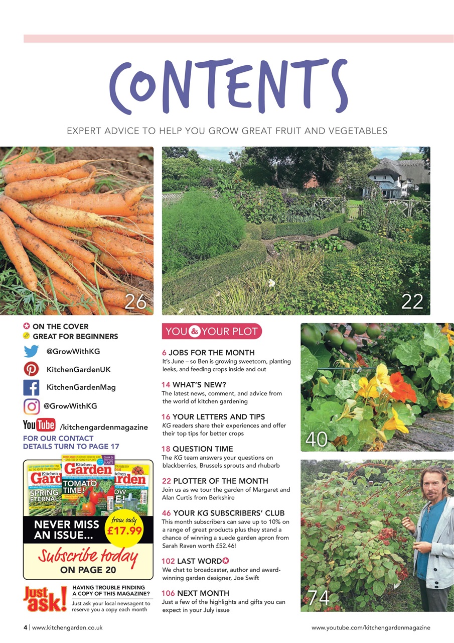 Kitchen Garden Magazine Preview Pages