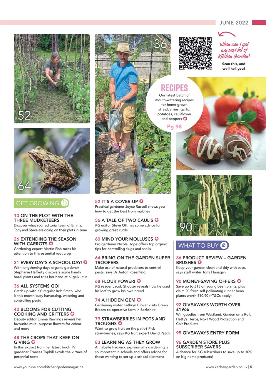 Kitchen Garden Magazine Preview Pages