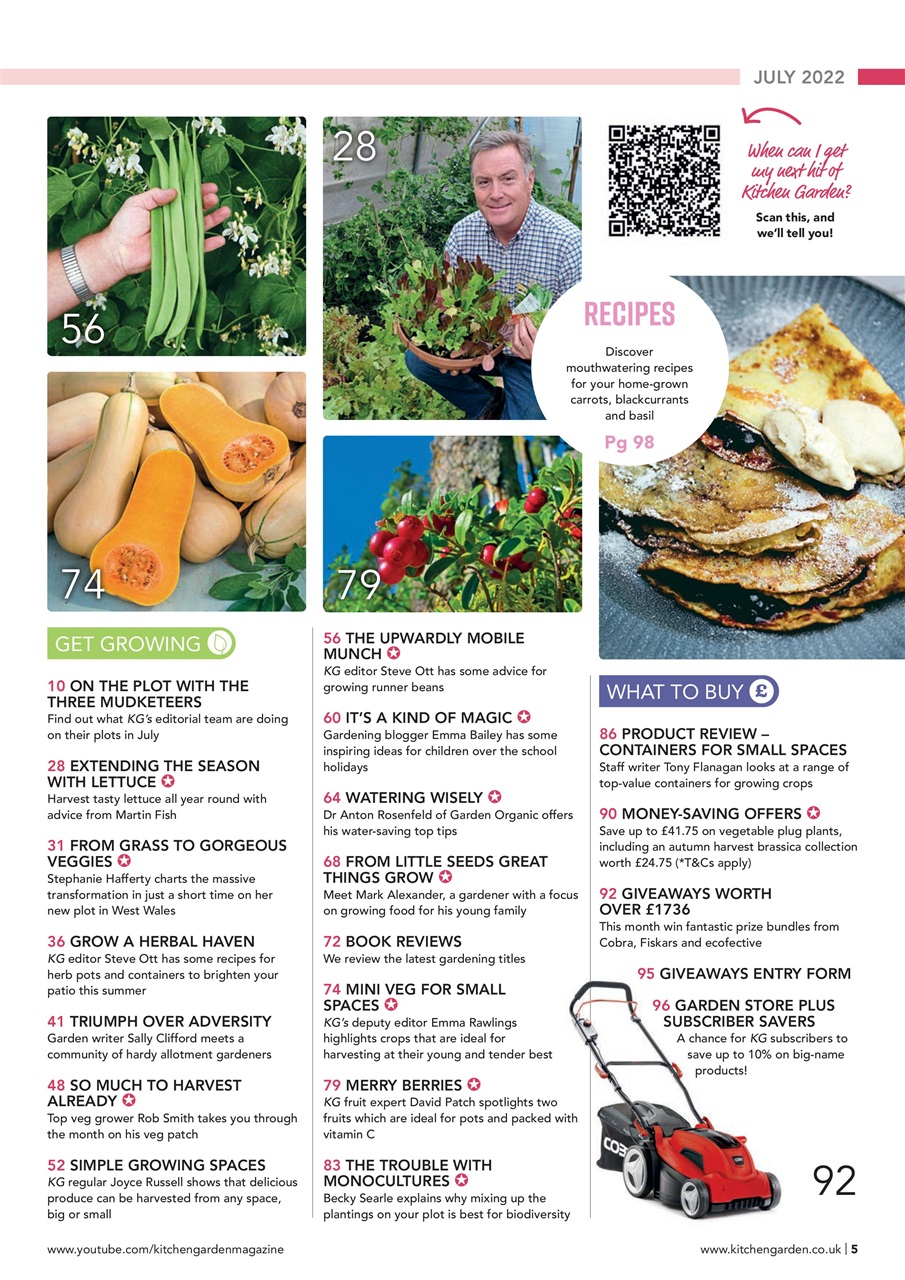 Kitchen Garden Magazine Preview Pages