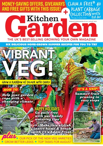 Kitchen Garden Magazine issue 299 - August 2022