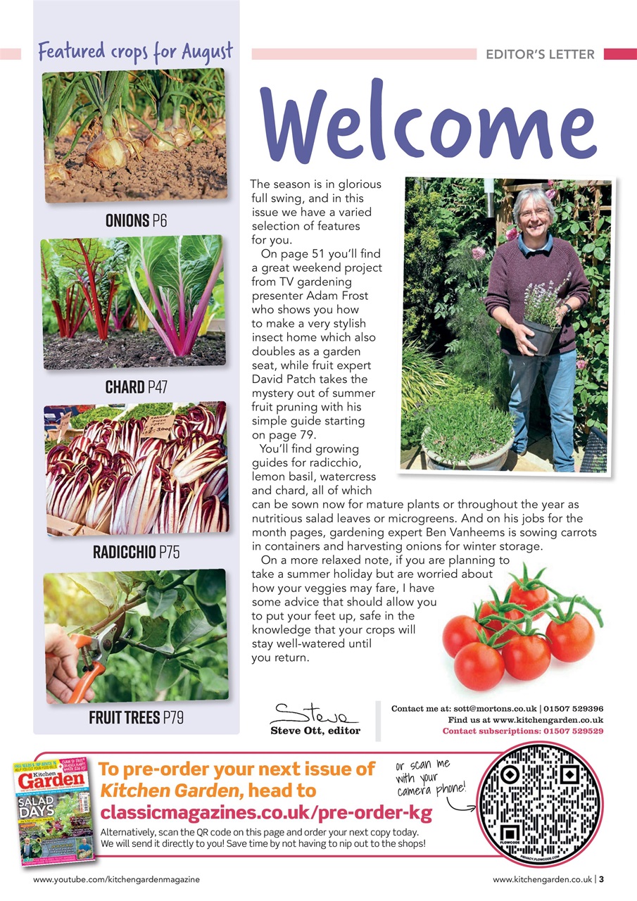 Kitchen Garden Magazine Preview Pages