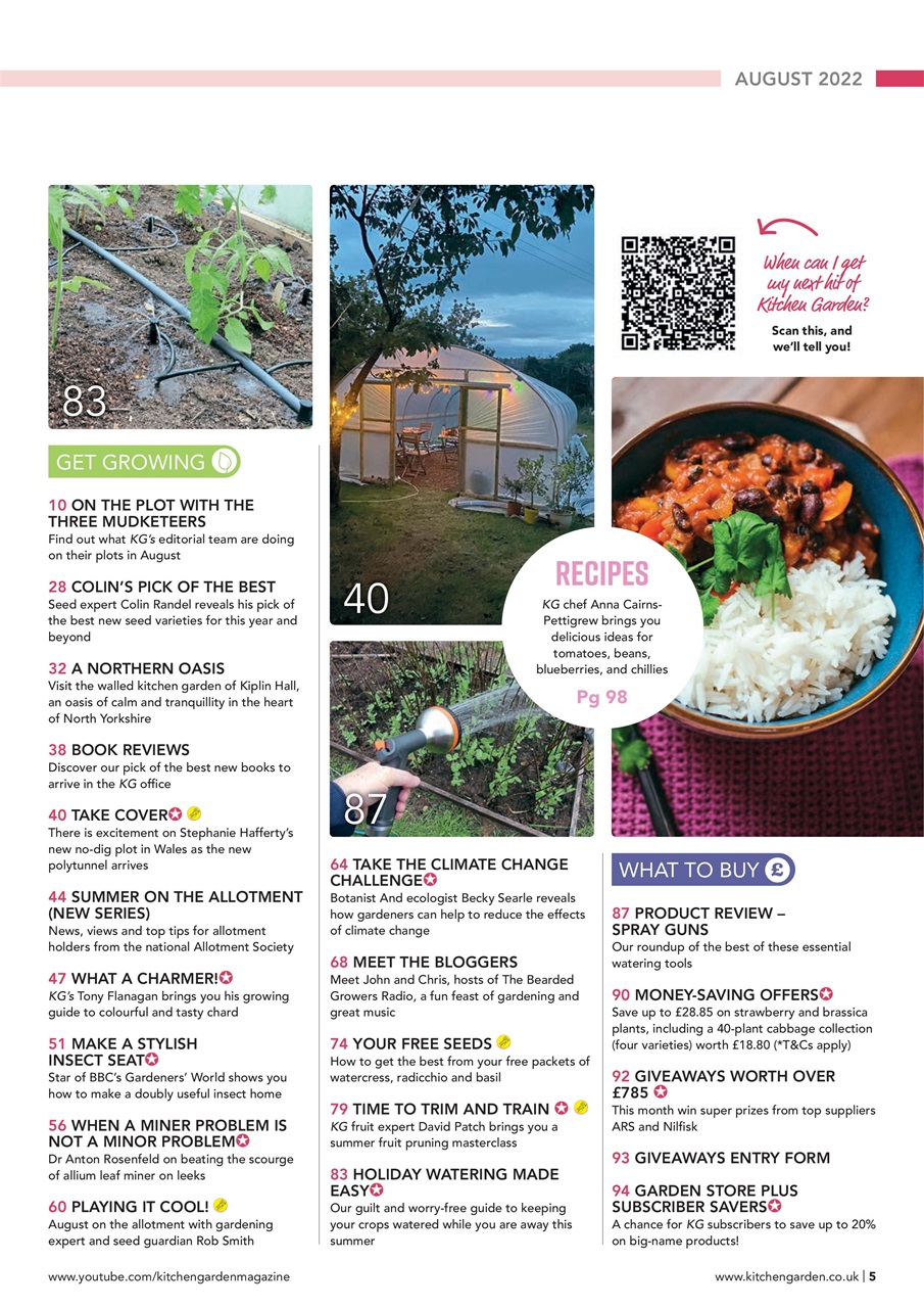Kitchen Garden Magazine Preview Pages
