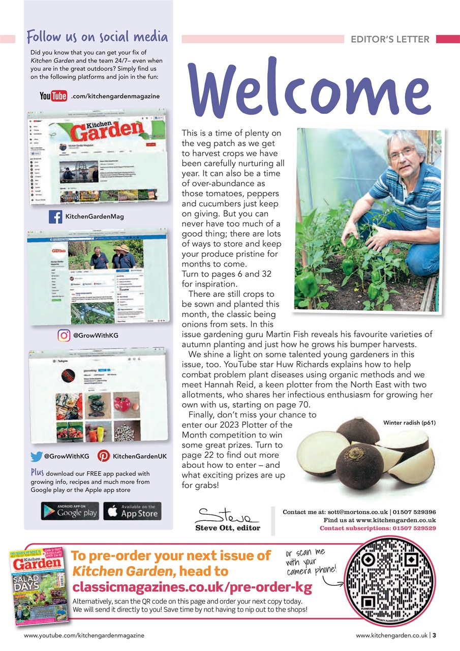 Kitchen Garden Magazine Preview Pages