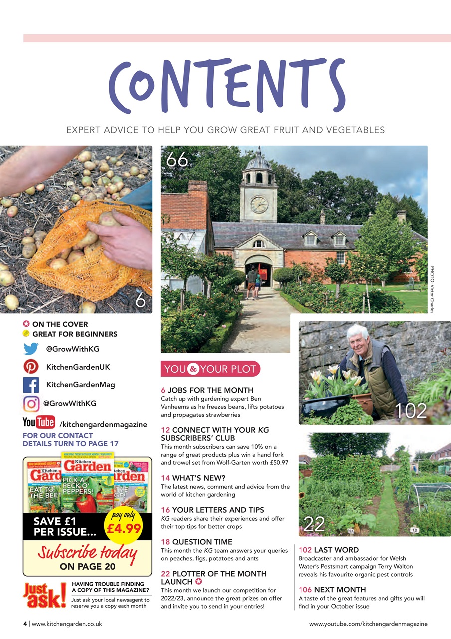 Kitchen Garden Magazine Preview Pages