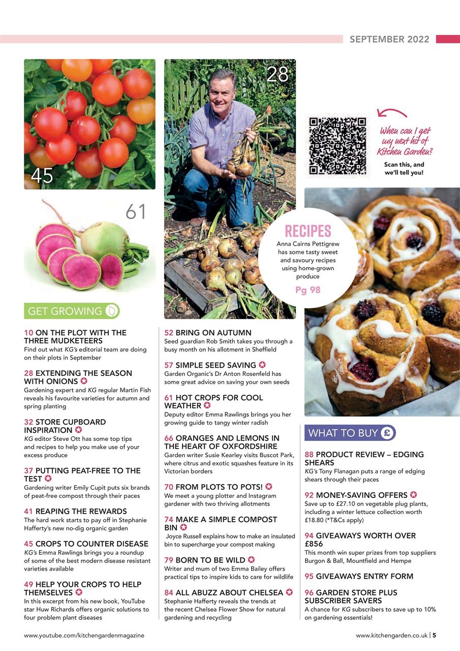Kitchen Garden Magazine Preview Pages