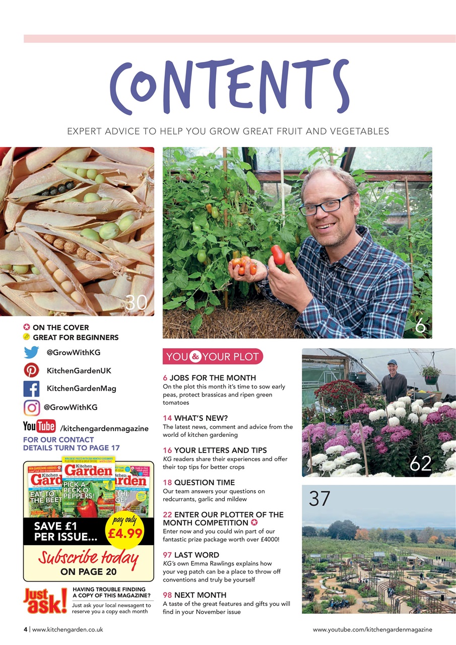 Kitchen Garden Magazine Preview Pages