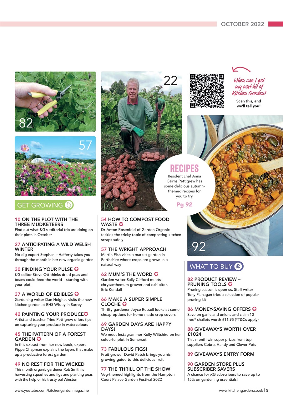 Kitchen Garden Magazine Preview Pages