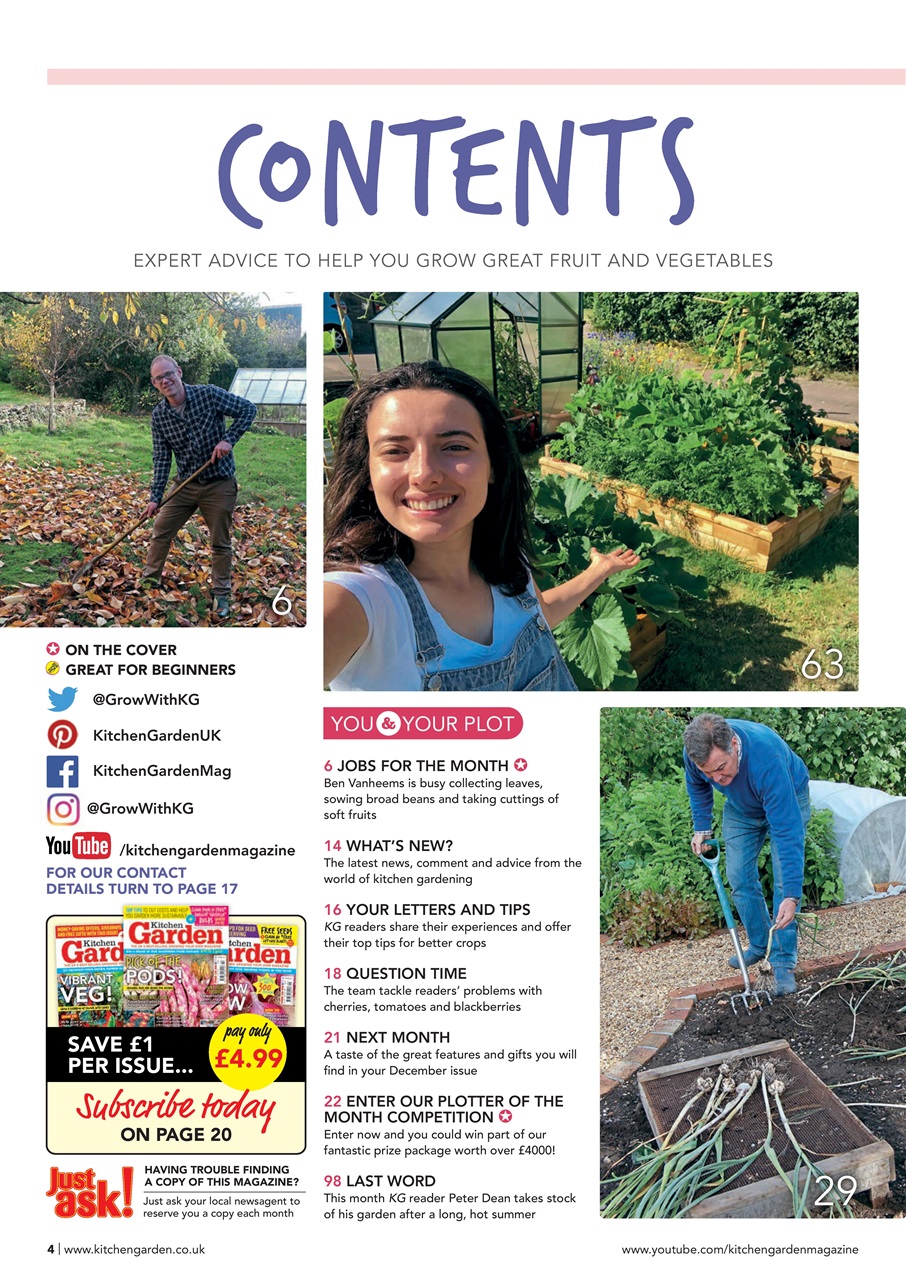Kitchen Garden Magazine Preview Pages