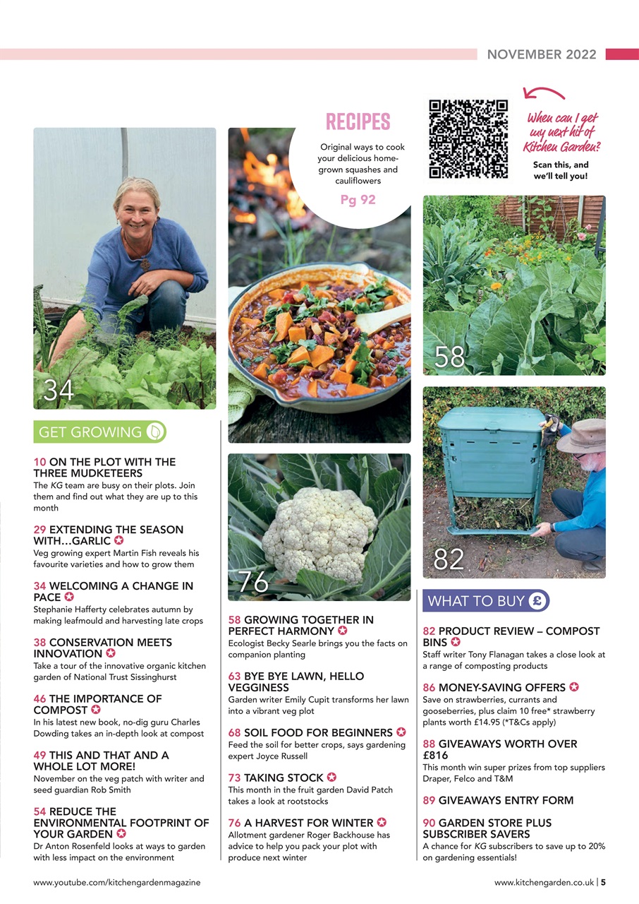 Kitchen Garden Magazine Preview Pages