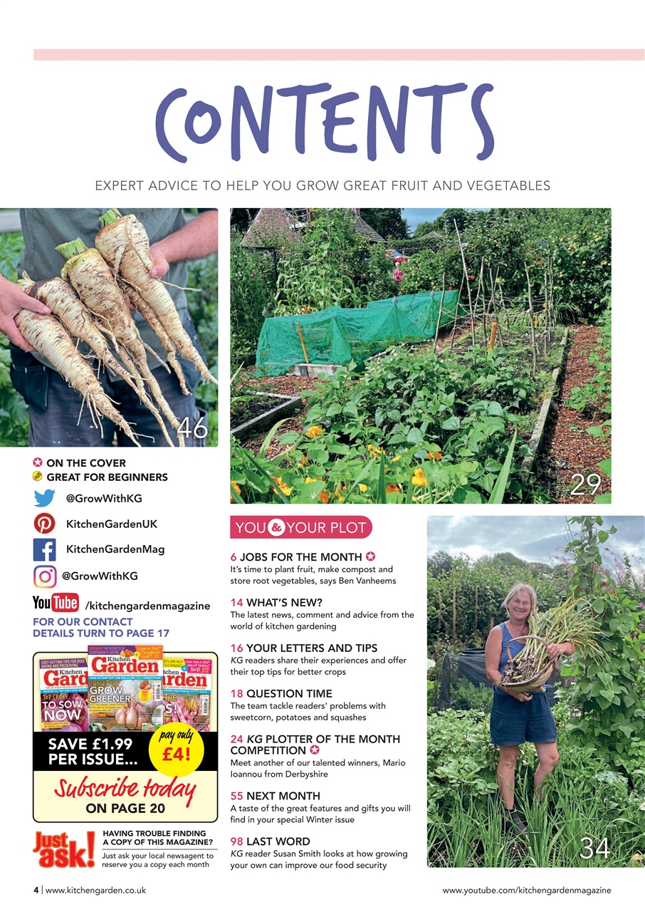 Kitchen Garden Magazine Preview Pages