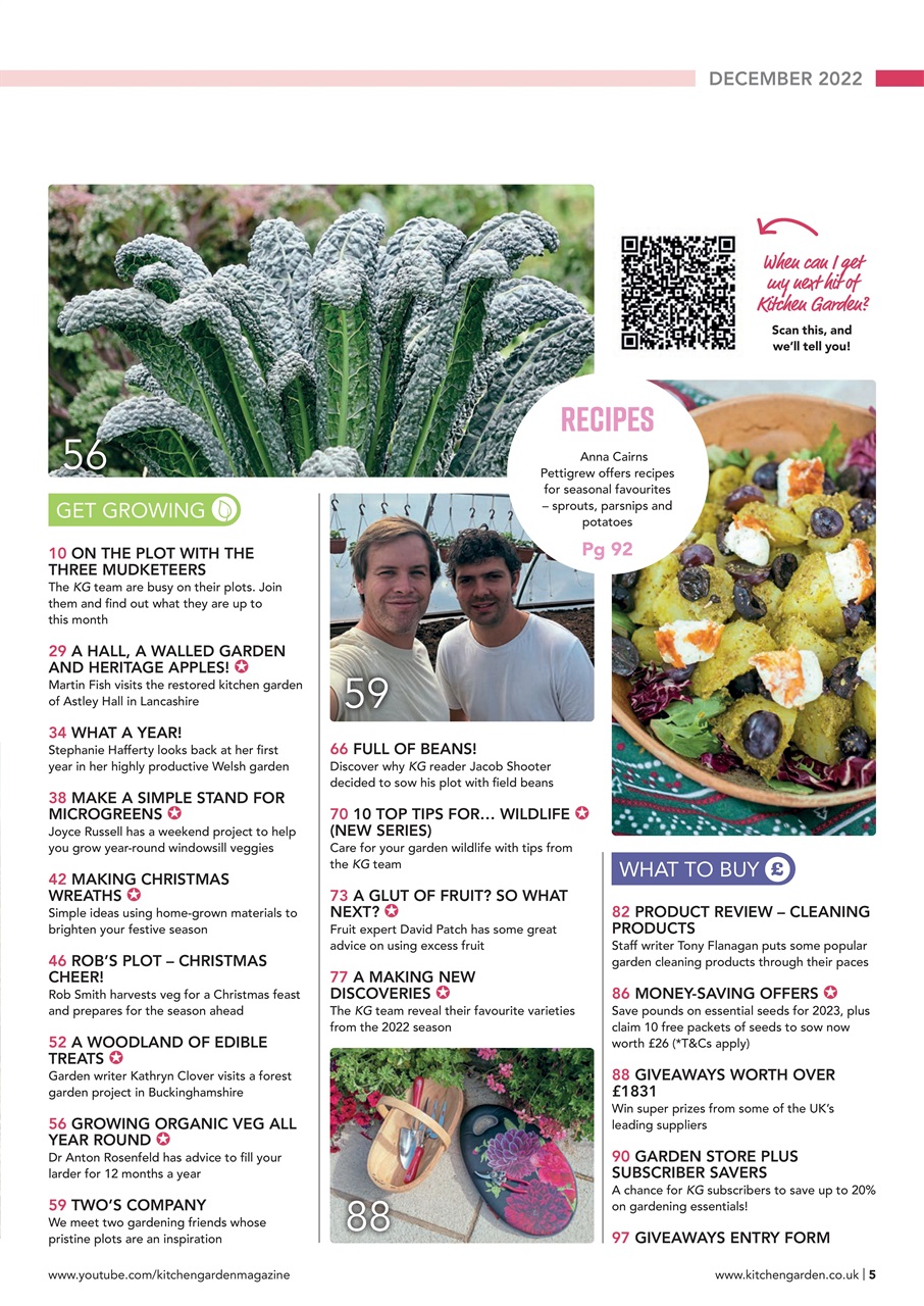 Kitchen Garden Magazine Preview Pages