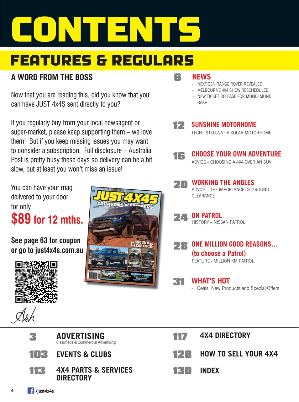 JUST 4X4S Preview Pages