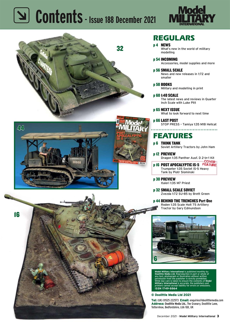 Military Modelling International Magazine Preview Pages