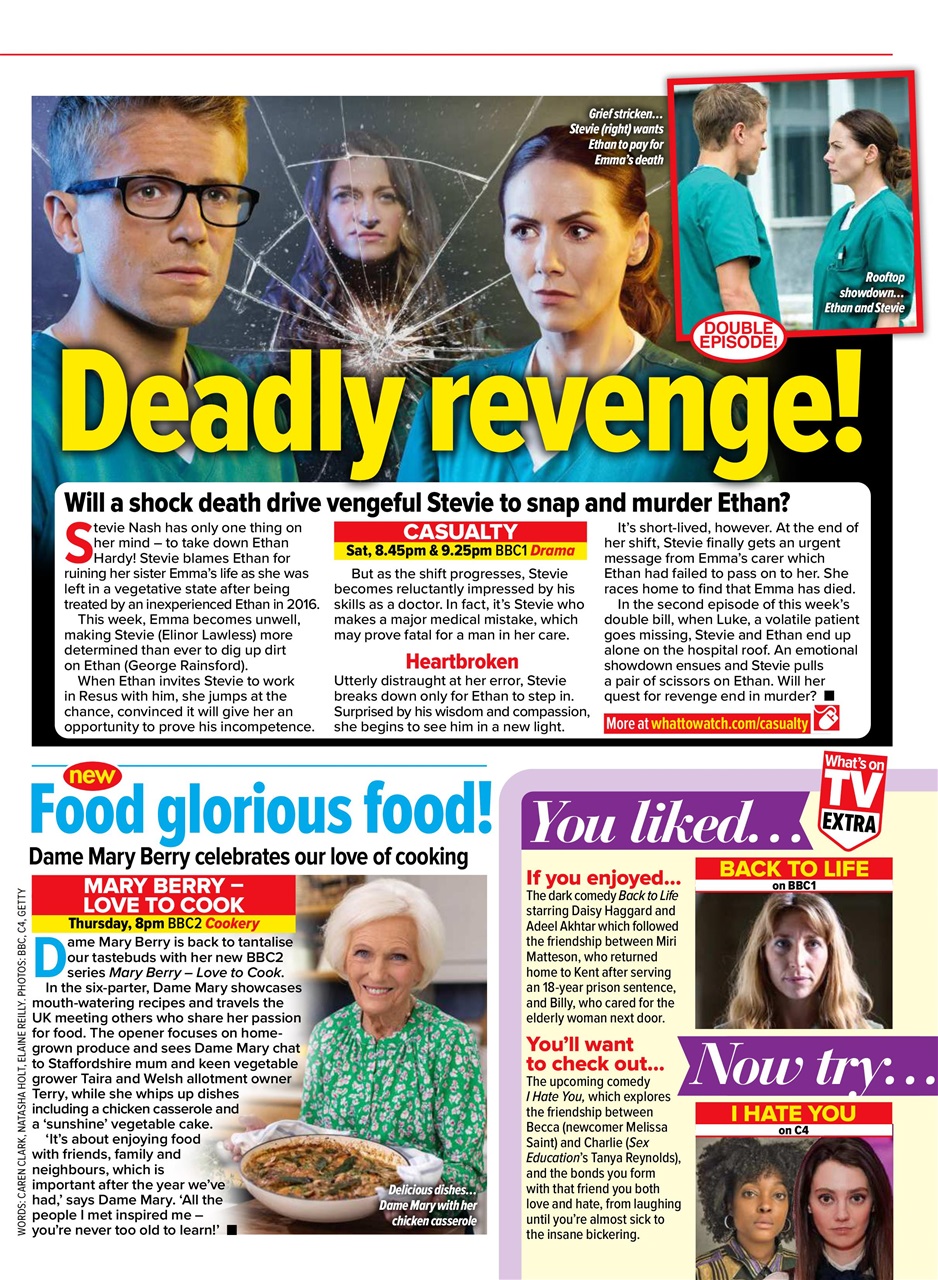What's on TV Preview Pages