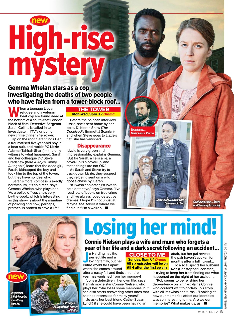 What's on TV Preview Pages