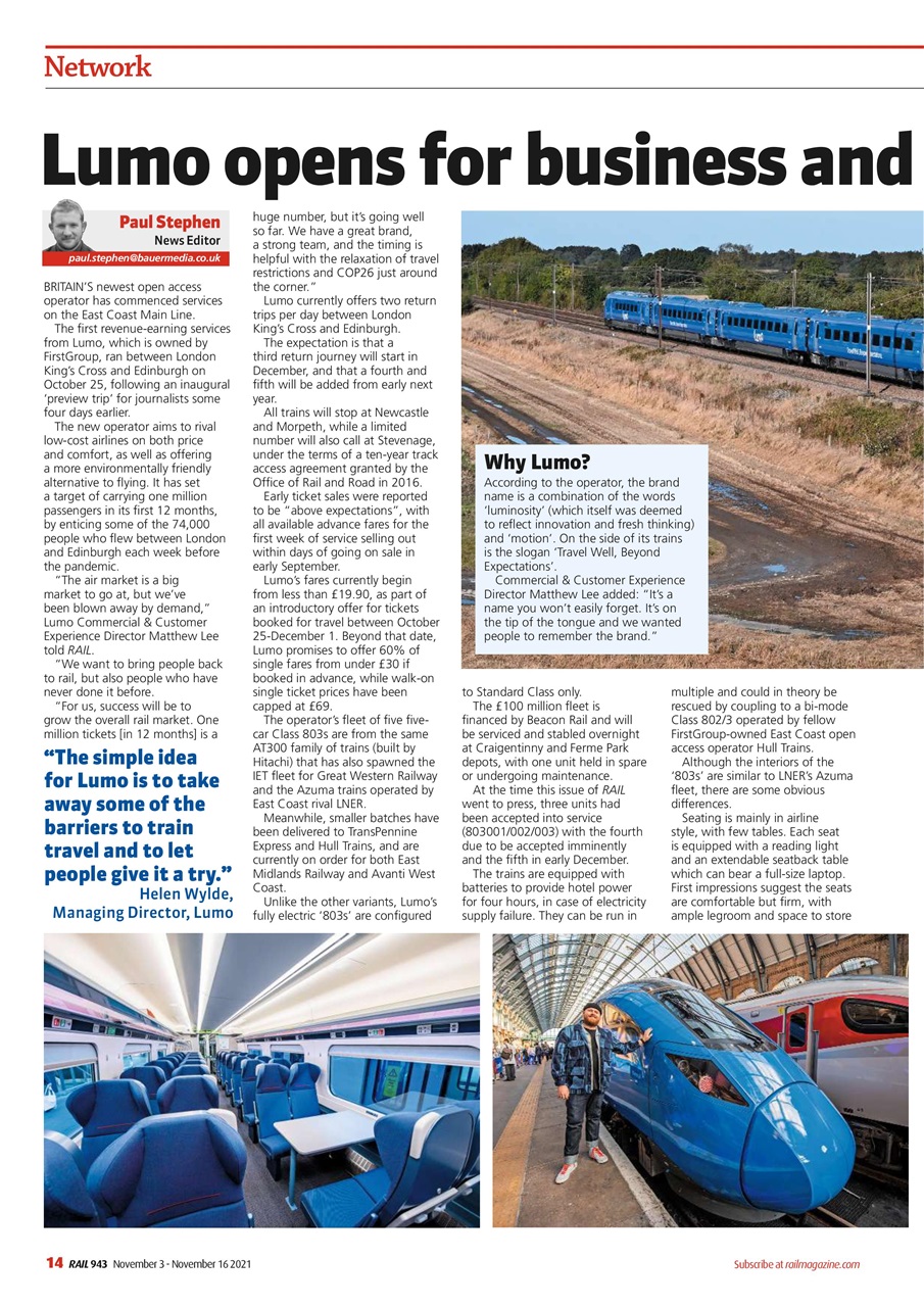 Rail Preview Pages
