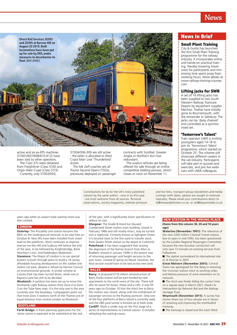 Rail Preview Pages