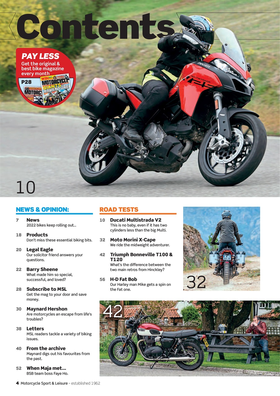 Motorcycle Sport & Leisure Preview Pages