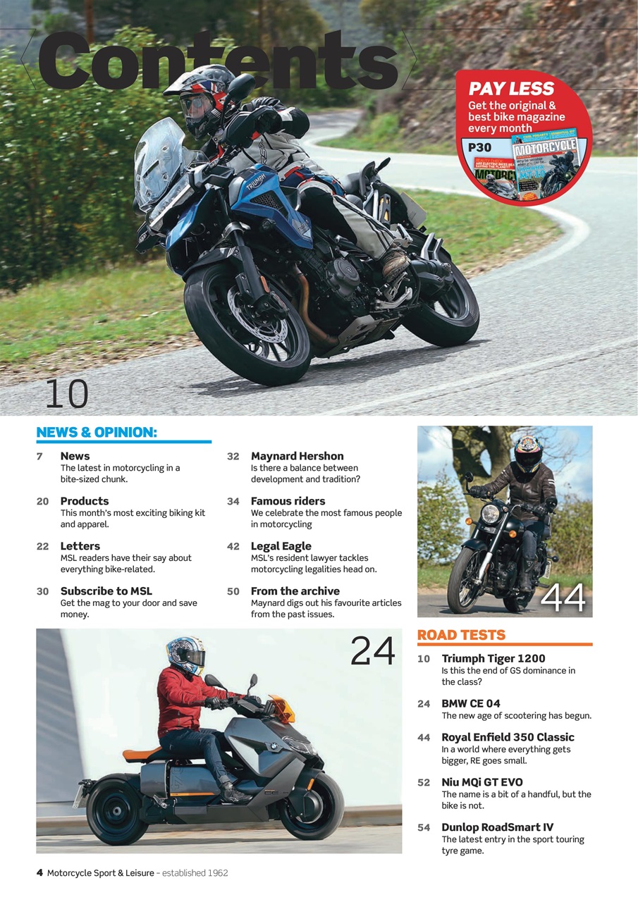 Motorcycle Sport & Leisure Preview Pages