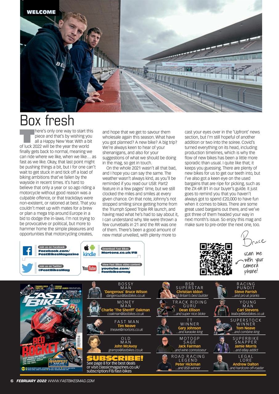 Fast Bikes Preview Pages