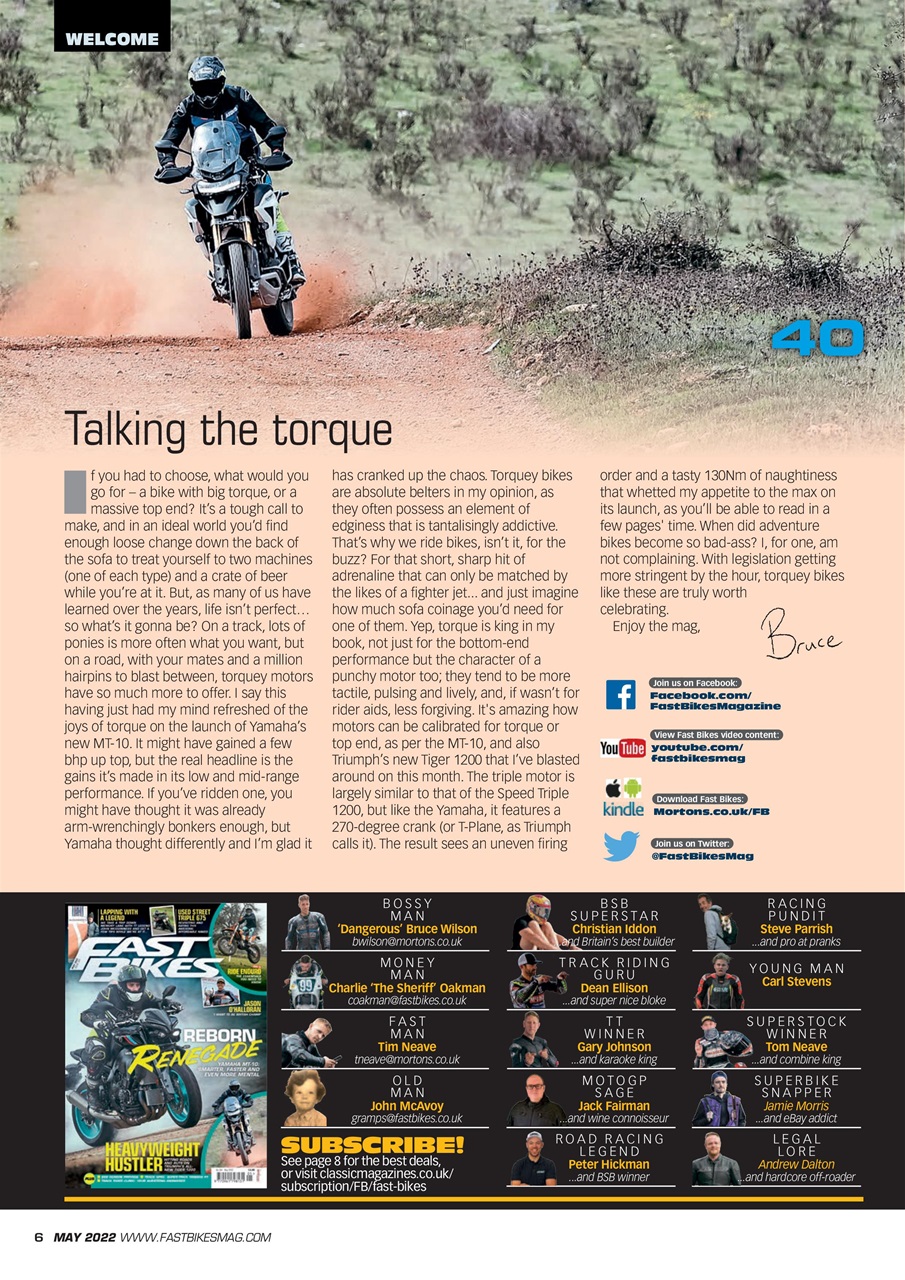 Fast Bikes Preview Pages