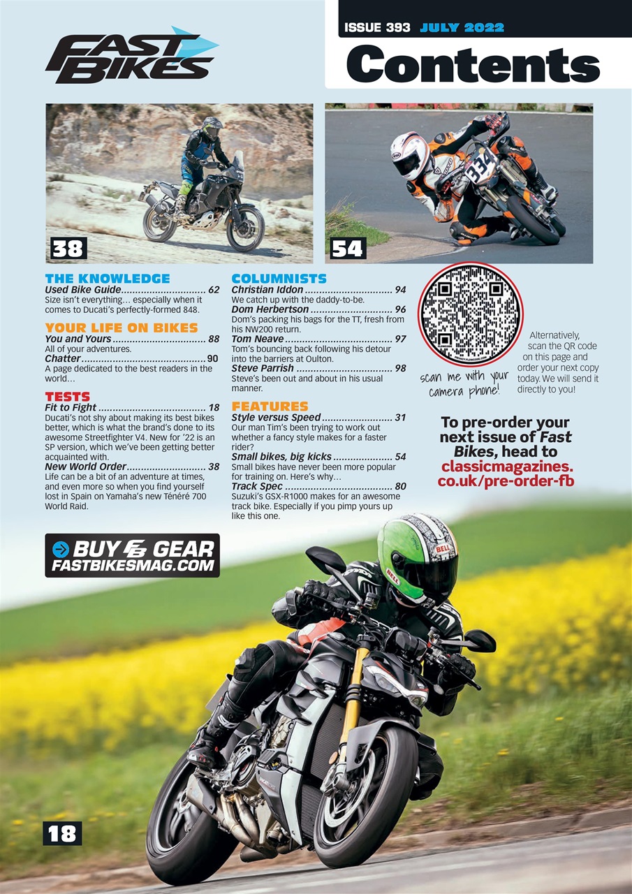 Fast Bikes Preview Pages
