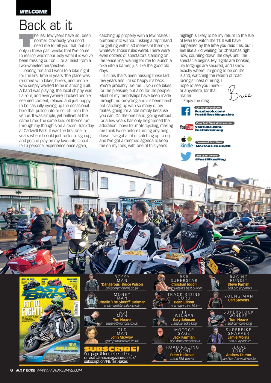 Fast Bikes Preview Pages