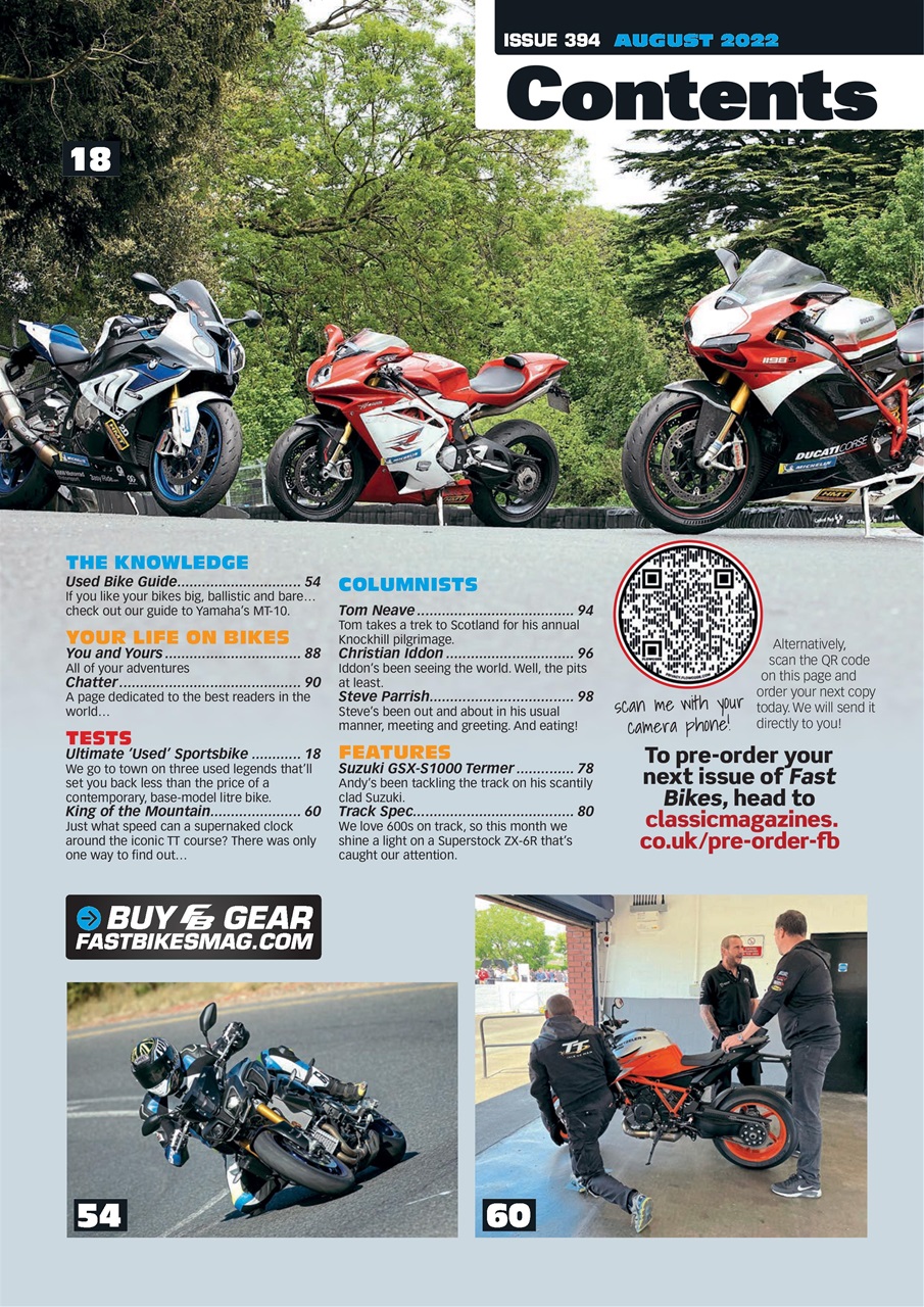 Fast Bikes Preview Pages