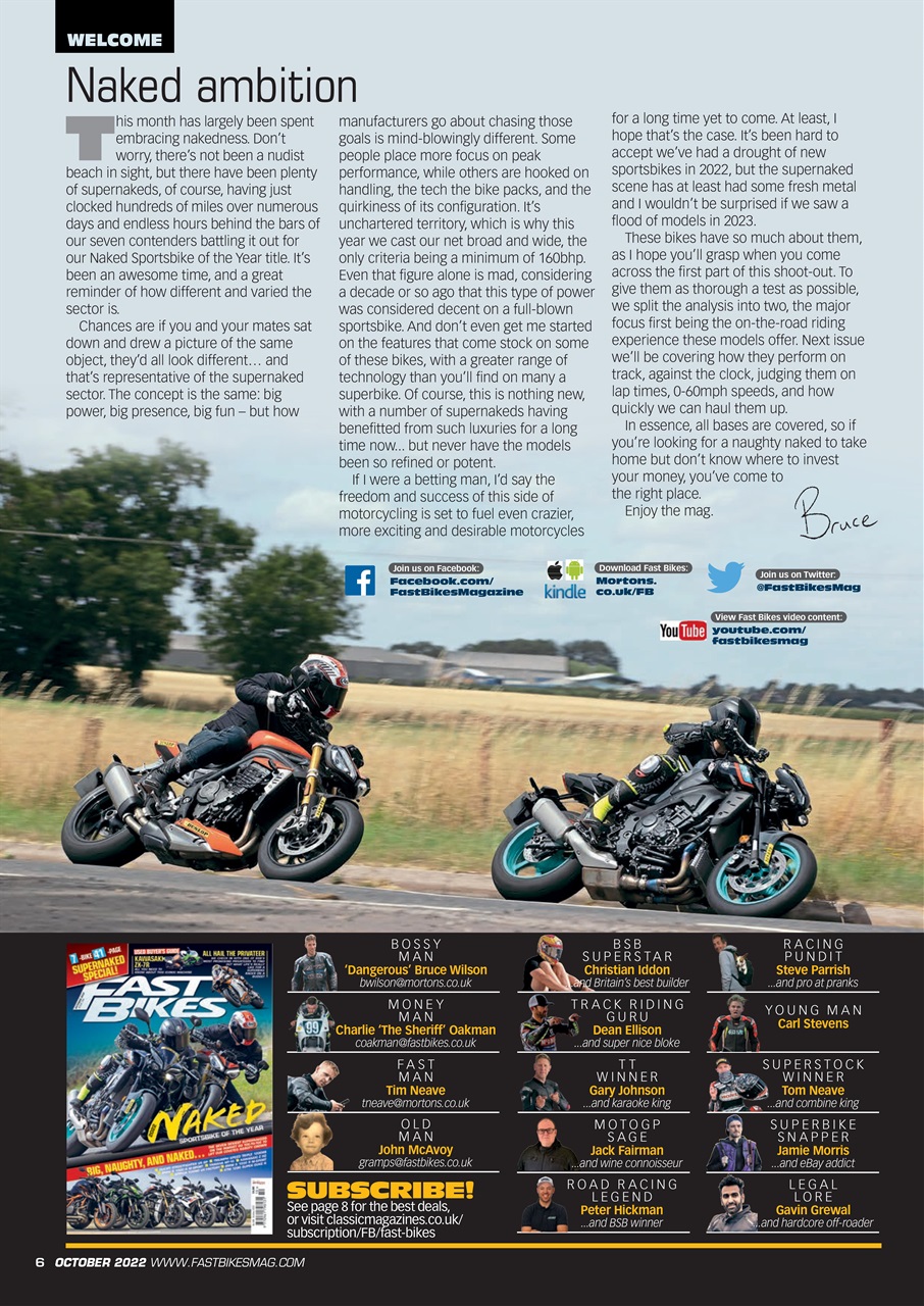 Fast Bikes Preview Pages