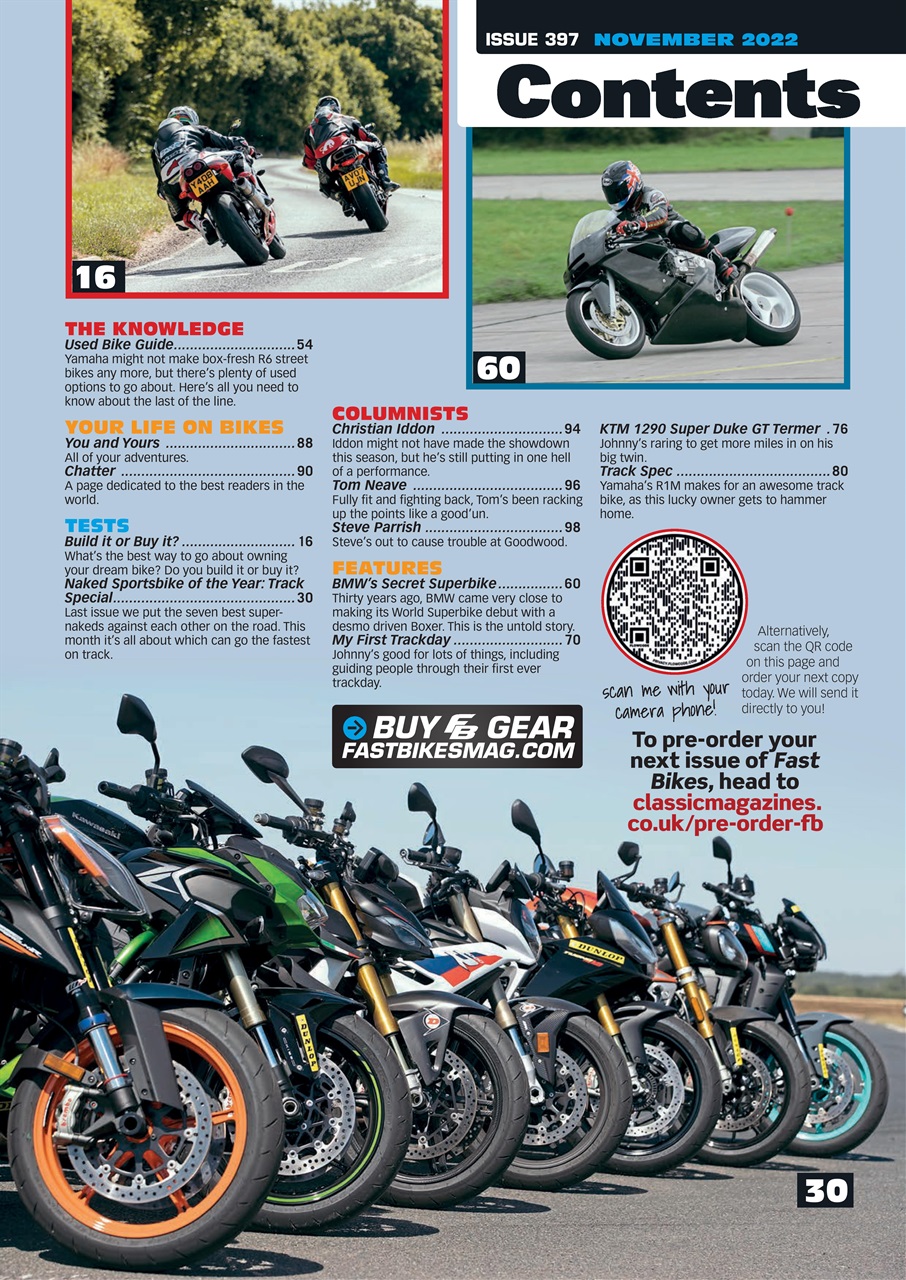 Fast Bikes Preview Pages
