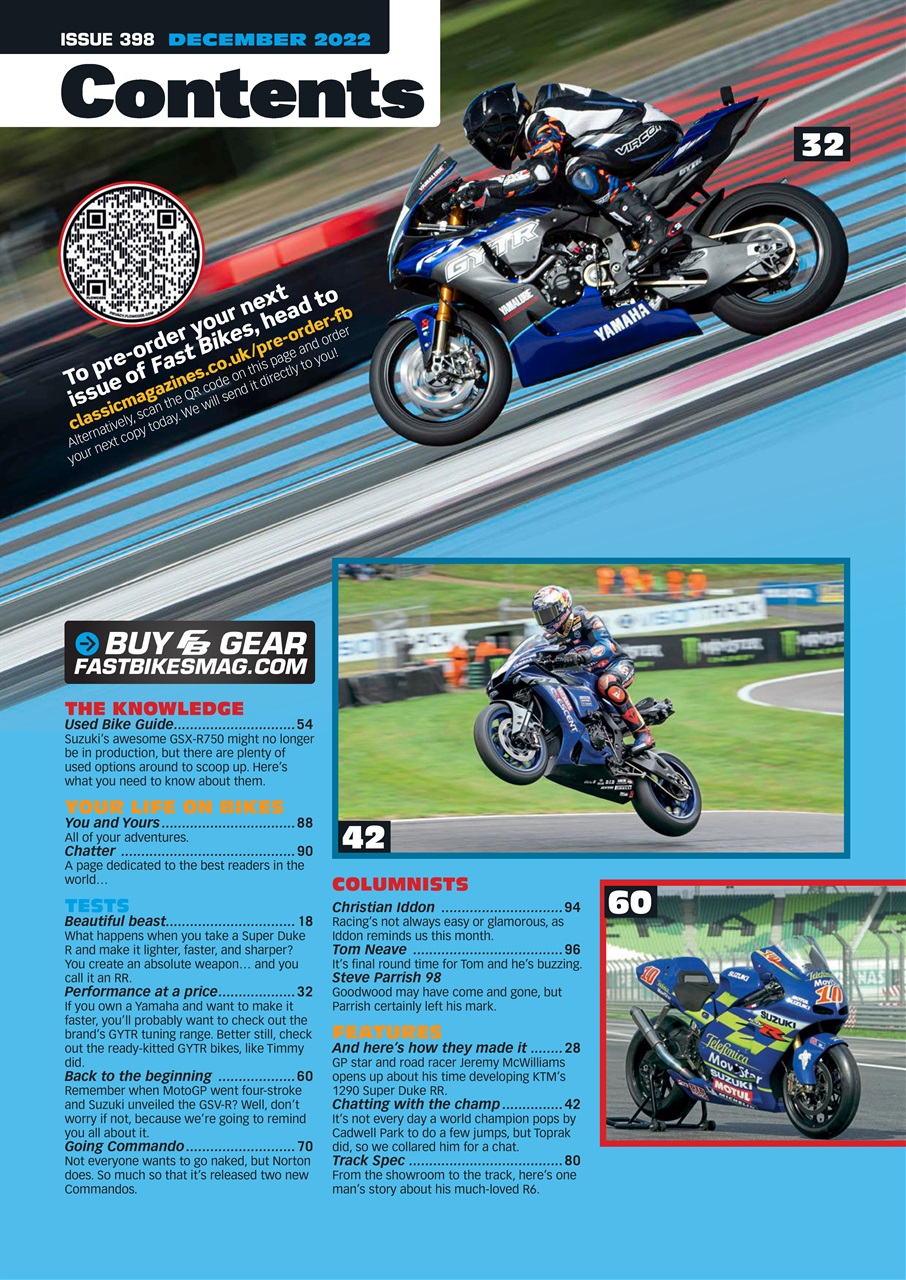 Fast Bikes Preview Pages