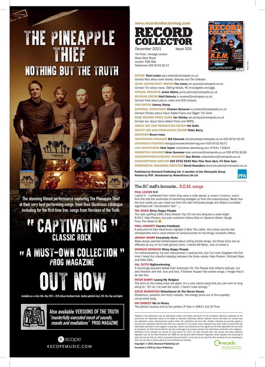 Record Collector Preview Pages