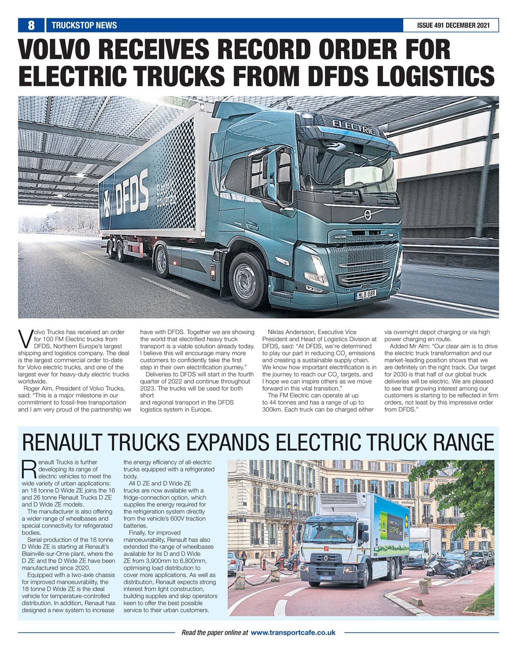 Truckstop News Preview Pages