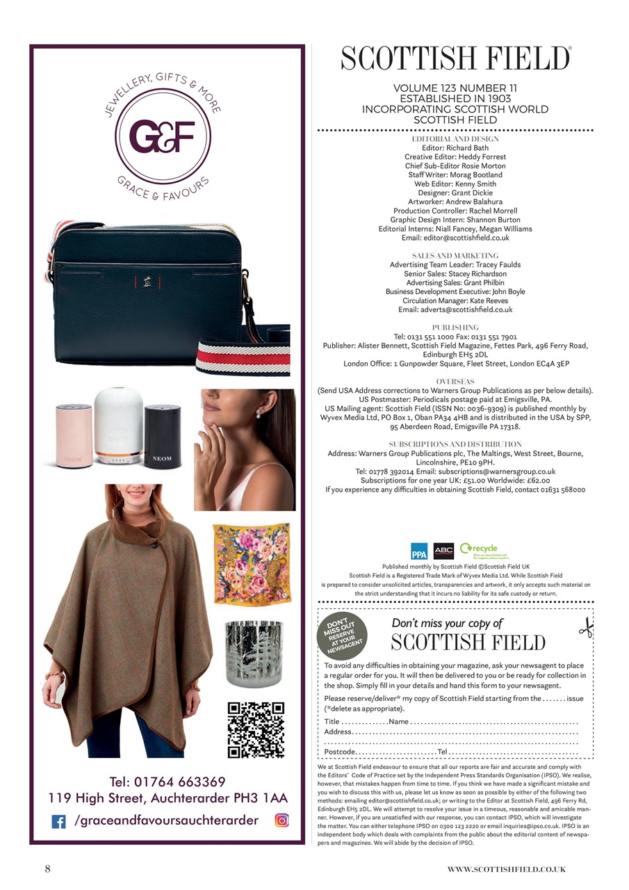 Scottish Field Preview Pages