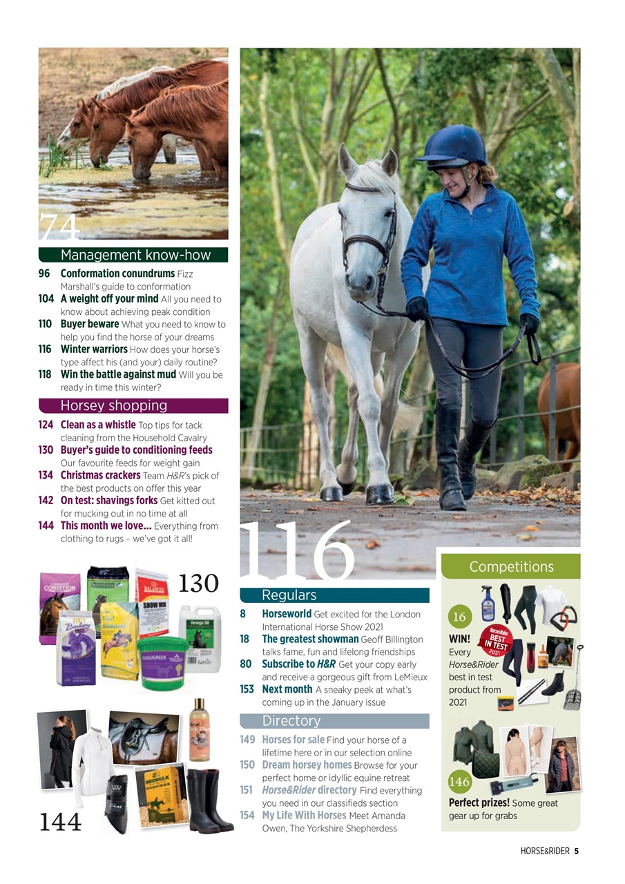 Horse&Rider Magazine - UK equestrian magazine for Horse and Rider Preview Pages