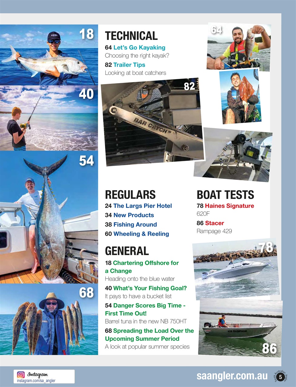 South Australian Angler Preview Pages