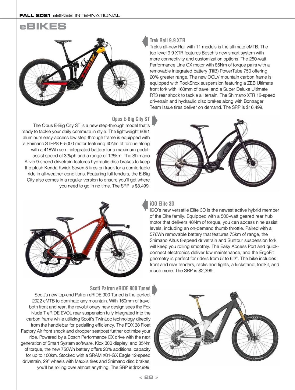 eBikes International Preview Pages
