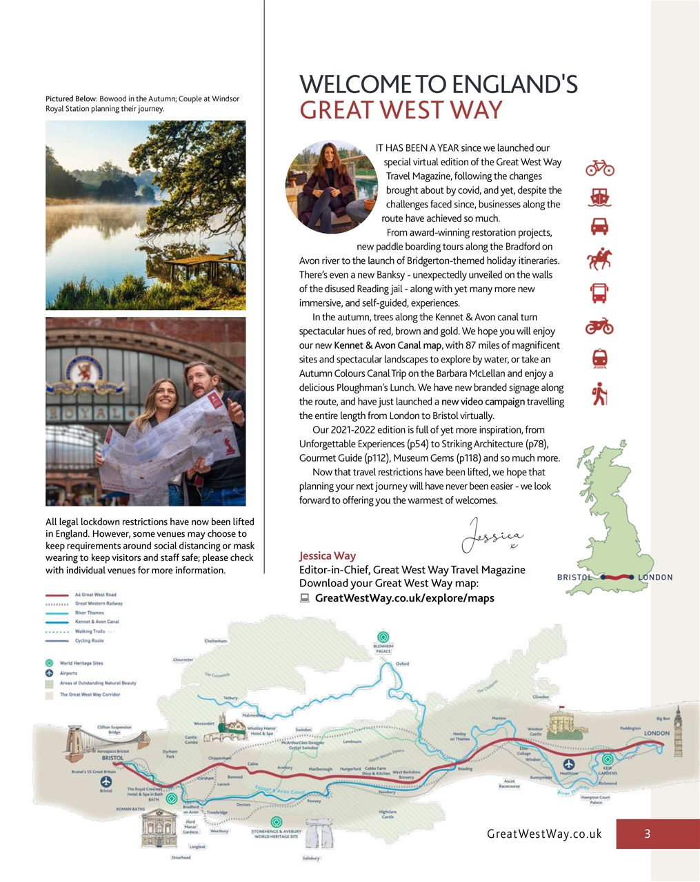 Great West Way Travel Preview Pages