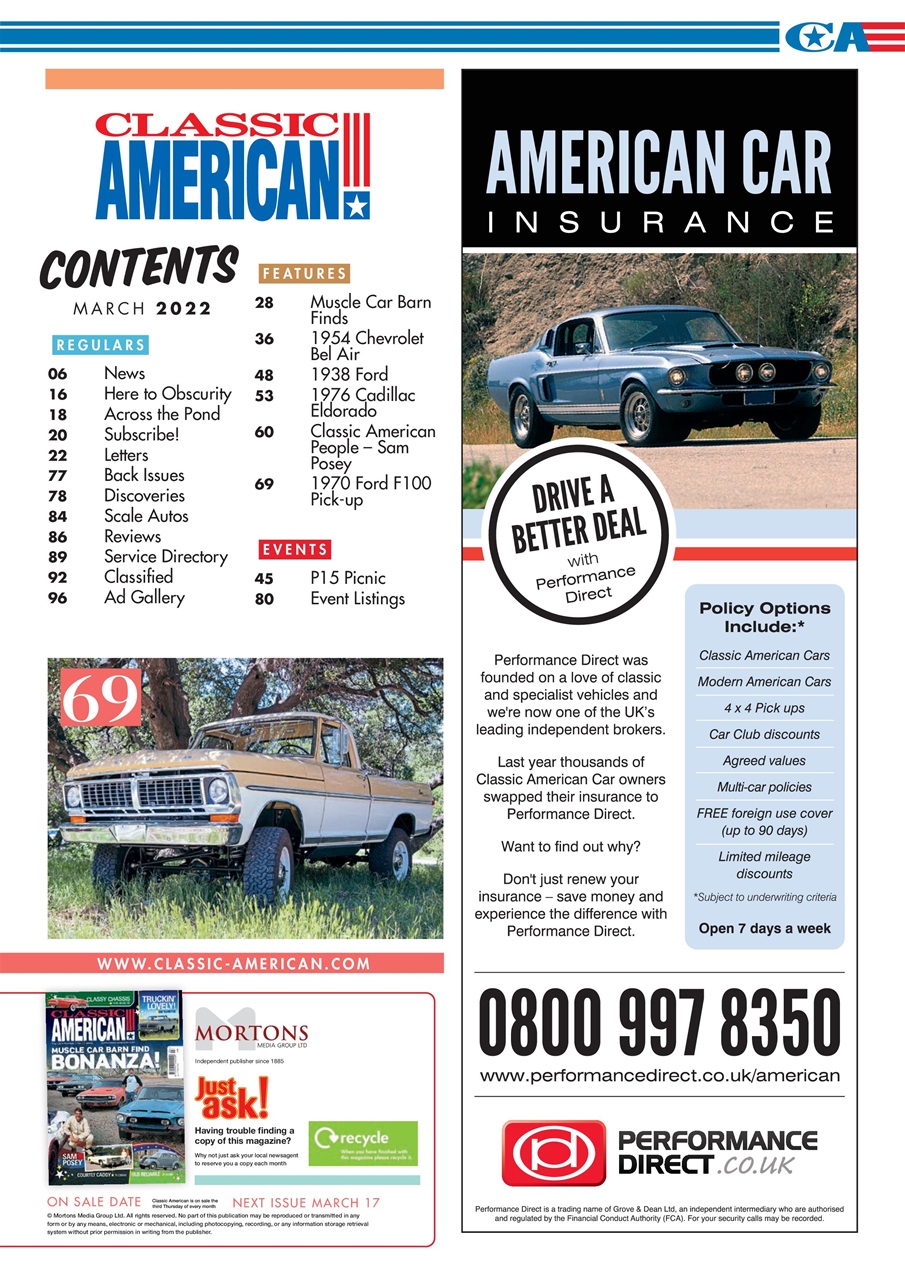 Classic American Magazine Preview Pages