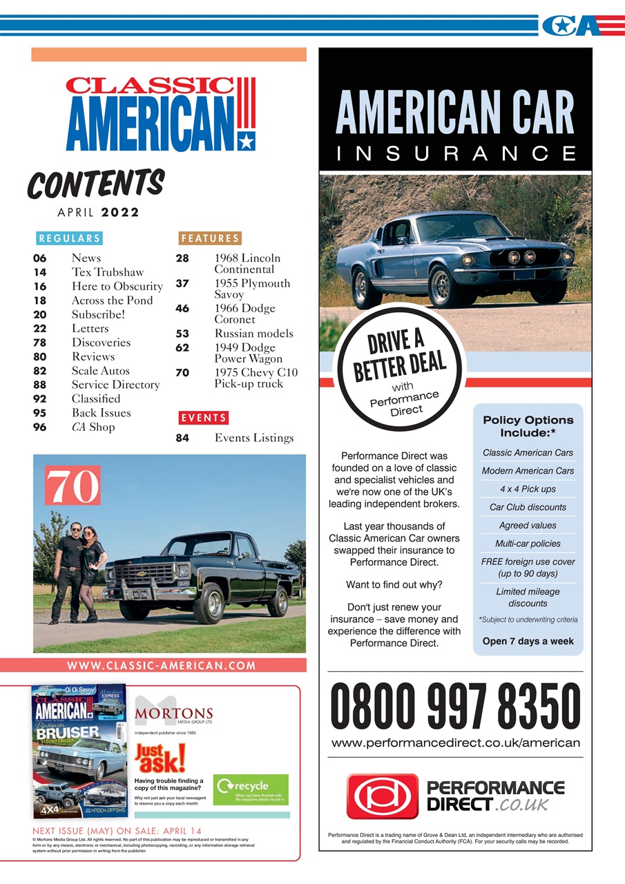 Classic American Magazine Preview Pages