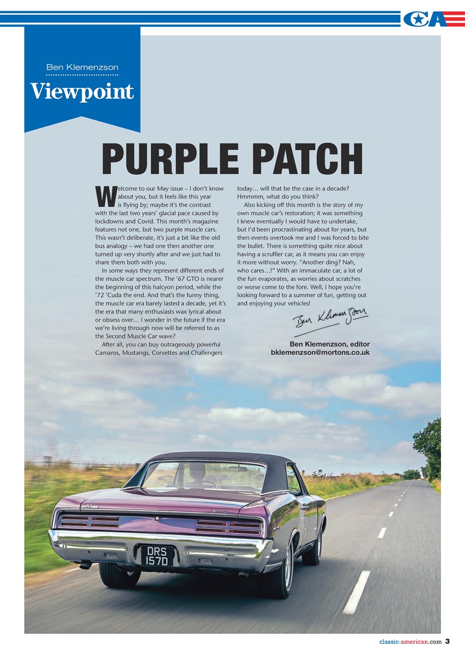 Classic American Magazine Preview Pages