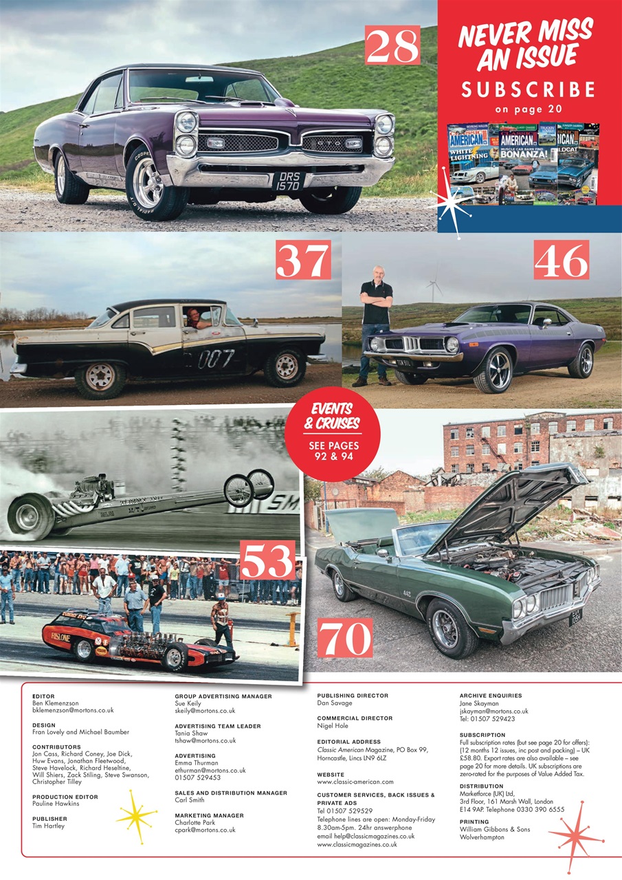 Classic American Magazine Preview Pages