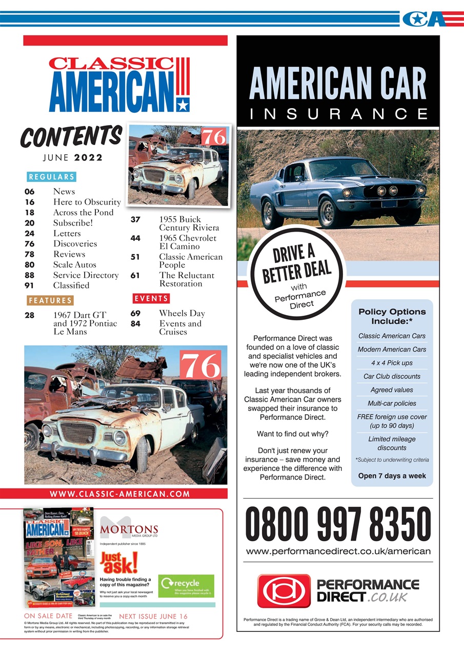 Classic American Magazine Preview Pages