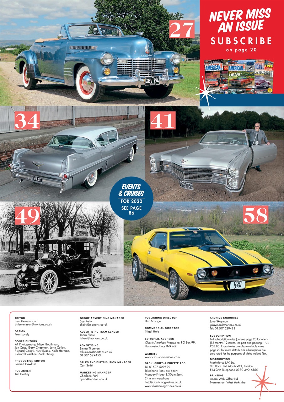 Classic American Magazine Preview Pages