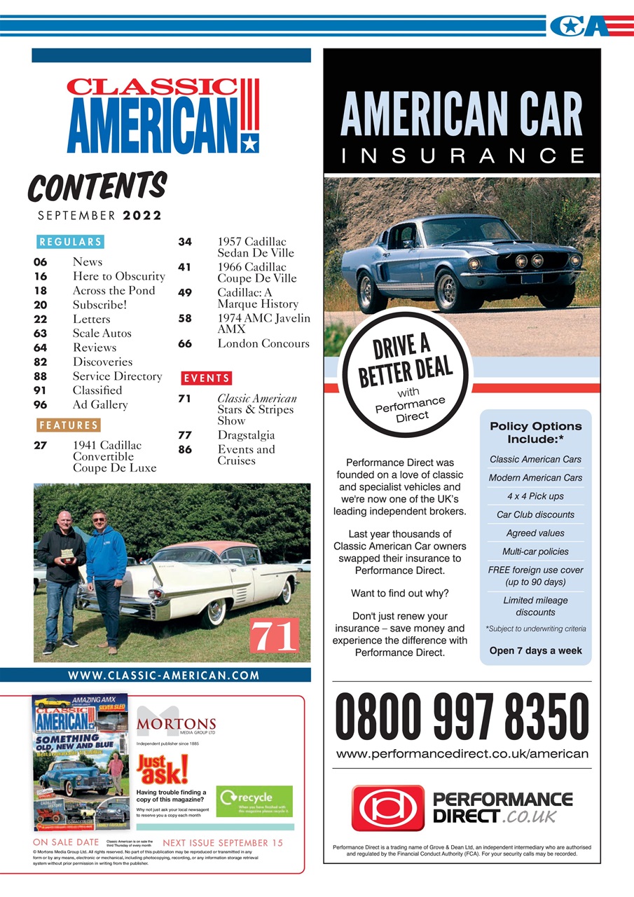 Classic American Magazine Preview Pages