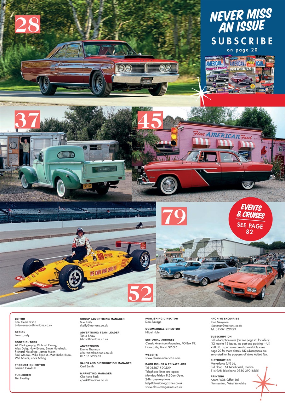 Classic American Magazine Preview Pages