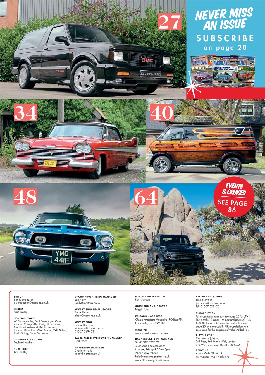 Classic American Magazine Preview Pages